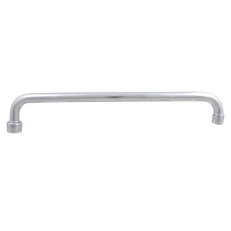 Bk Resources Evolution Series Stainless Steel Swing Spout, 16", 2.2 GPM Flow Rate EVO-SPT-16